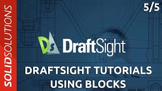 DraftSight Tutorials  Using Blocks [upl. by Claudian794]