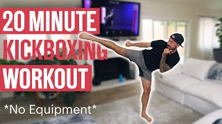 At Home Kickboxing HOLIDAY HIIT WORKOUT  No Equipment Needed [upl. by Nudnarb]