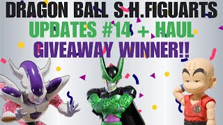 Dragon Ball SHFiguarts Updates 14  Weekly Haul Giveaway Winner [upl. by Zerla]