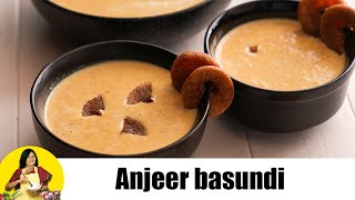 Anjeer Basundi recipe by Tarla Dalal [upl. by Gehman]