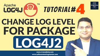 Log4j Tutorial 4  Change Log Level for Java Packages [upl. by Garrison]