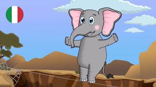 UN ELEFANTE SI DONDOLAVA 🐘 La Brigata Canterina 🐘 Canzoni per bambini [upl. by Nettie293]