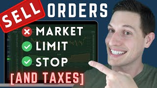 ✅ Coinbase Pro Tutorial  Sell Order Types Taxes amp Placing REAL Trades  Part 3  2022 [upl. by Whang998]