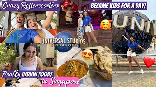 BEST DAY  UNIVERSAL STUDIOS SINGAPORE Vlog 😍 TravelWSar [upl. by Mahseh]