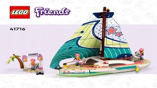 LEGO instructions  LEGO Friends  41716  Stephanies Sailing Adventure [upl. by Erroll731]