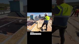 shorts How to apply Lava 20 for waterproofing your roof [upl. by Halimeda]