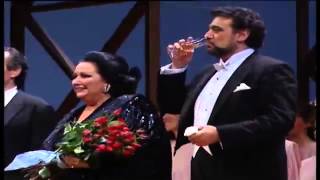 Brindis de La Traviata en la gala lírica de inauguración del Teatro de La Maestranza en Sevilla [upl. by Darach856]