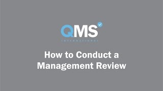 How to Conduct a Management Review [upl. by Sivek]