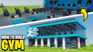 How To Build A GYM In Minecraft [upl. by Doscher]