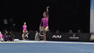 Gabriella Van Frayen – Floor Exercise – 2021 Nastia Liukin Cup [upl. by Graubert]