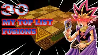 30 Top Fusions YuGiOh Forbidden Memories [upl. by Bertold]