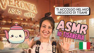 Entra nella mia Tisaneria ASMR 💕🫖 ROLEPLAY Negozio di Tisane SOFT SPOKEN 🫠 new arrival from Germania [upl. by Docilla]