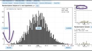 Introduction to pvalues in StatKey [upl. by Niobe]