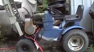 1970 Sears Suburban lawn tractor 12HP Tecumseh [upl. by Anitap316]