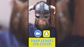 How to Get Snapchat Filters on Zoom shorts [upl. by Kathlin279]