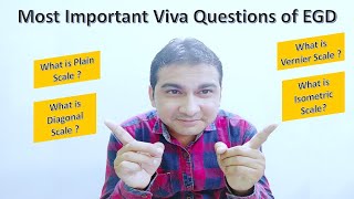 MOST IMPORTANT VIVA QUESTIONS OF ENGINEERING DRAWING EGD SCALE REPRENENTATIVE FRACTION VERNIER [upl. by Ocinom805]