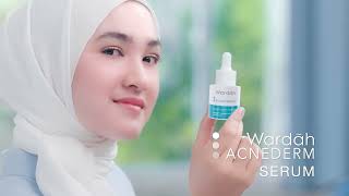 NEW Wardah Acnederm Serum Kita dan Jerawat End [upl. by Anneirda]