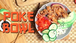 POKE BOWL de salmón  Receta muy fácil [upl. by Granoff197]