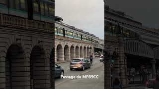 Passage du MP89 Ligne 6 entre Quai de la Gare et Bercy ￼￼train metro ratp mp89 ratp france [upl. by Aerua]