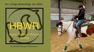 Reihenfolge der Hilfen beim Westernreiten [upl. by Karyn963]