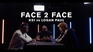 KSI vs Logan Paul  FACE 2 FACE [upl. by Orpah]