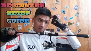 BEGINNERS SETUP GUIDE  Casting rod amp Spinning rod [upl. by Tade]