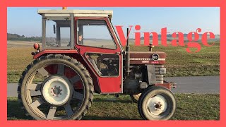 Vieux tracteur agricole  1968 old MASSEYFERGUSON [upl. by Yadroc]