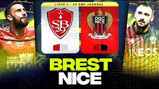 🔴 BREST  NICE  Enorme choc pour le Podium à le Blé   sb29 vs ogcn   LIGUE 1  LIVEDIRECT [upl. by Eart]