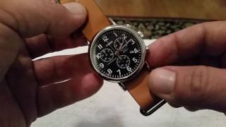 Timex Weekender Chronograph Review 40 mm Budget Chrono Offering from Timex [upl. by Curcio]