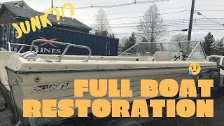 FULL BOAT RESTORATION START TO FINISH [upl. by Kalam]