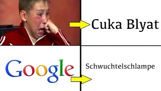 Russische Ausraster auf Deutsch mit Google Übersetzer übersätzen [upl. by Hassi328]