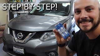 How To Change Spark Plugs In A 20132020 Nissan Rogue [upl. by Laynad205]