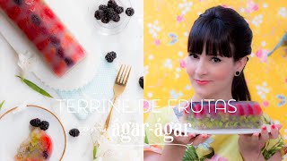 Terrine de Frutas com ÁgarÁgar  Vamos pra Cozinha 20 [upl. by Doggett522]