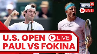 US Open 2023  US Open Tennis 2023 Live  Paul Vs Fukina  Tommy Paul Vs Fukina Match  N18L [upl. by Eelirol522]