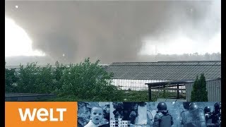 Tornado am Niederrhein Aufräumen der enormen Schäden nach dem Unwetter [upl. by Bixby]