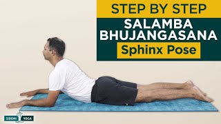 Salamba Bhujangasana Sphinx Pose Benefits by Yogi Sandeep  Siddhi Yoga [upl. by Ahserkal]