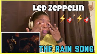 LED ZEPPELIN  THE RAIN SONG LIVE  emotional REACTION [upl. by Fleisher]