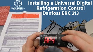 Installing a Universal Digital Refrigeration Control Danfoss ERC 213 [upl. by Airotkciv]