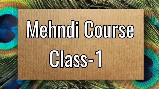 Mehndi Class1 how to learn Mehndi for beginnersline practicemehndi classMehndi courseMehndi [upl. by Anav]