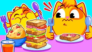 Cooking Breakfast for Kids  Big and Small  Funny Songs For Baby amp Nursery Rhymes by Toddler Zoo [upl. by Cuttler]