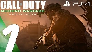 Call of Duty Modern Warfare Remastered PS4  Gameplay Walkthrough Part 1  Prologue [upl. by Aunson]