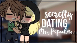 Secretly dating Mr popular  GLMM  Gacha Life Mini Movie [upl. by Zales285]