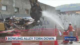 Local bowling alley torn down [upl. by Lilahk]