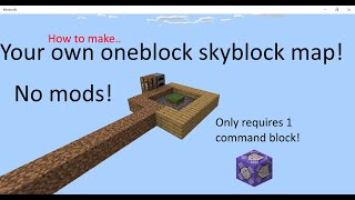 How to Play OneBlock  MINECRAFT EDUCATION [upl. by Dnumde]