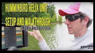 How to Setup A Humminbird Helix Unit for Finding Bass  Best Settings Tips amp Tricks [upl. by Prichard]