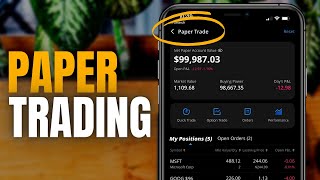 Webull Paper Trading Tutorial  Stock amp Options [upl. by Cristoforo]