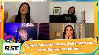 Zanjoe Marudo teases Belle Mariano with Donny Pangilinan  We Rise Together [upl. by Yrrol297]