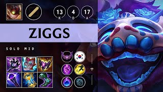 Ziggs Mid vs Akshan Triple Kill Godlike  KR Master Patch 1420 [upl. by Ramaj779]