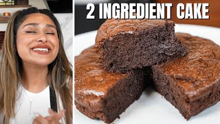 How to Make the Most Amazing amp Easiest Chocolate Cake of All Time with 2 Ingredients [upl. by Bandler]