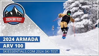 2024 Armada ARV 100  SkiEssentialscom Ski Test [upl. by Gnem275]